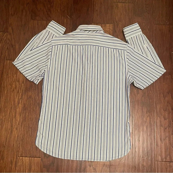 American Eagle Striped Long Sleeve Button Down Shirt - Picture 4 of 9